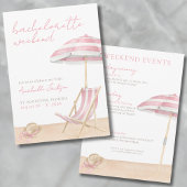 Invitation Filles Weekend Beach Bachelorette Party