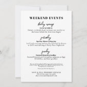 Invitation Filles Weekend Social Club Bachelorette (Dos)