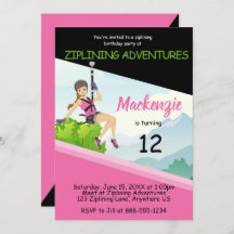 Filles Ziplining Anniversaire