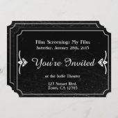 Invitation Film affligé par cru (Devant / Derrière)