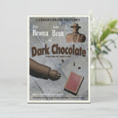 Invitation Film au Chocolat Noir (Debout devant)