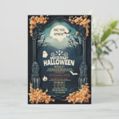 INVITATION FILM HORREUR NUIT HALLOWEEN FÊTE (Debout devant)