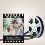 Invitation Film Poster Film Reel Black Accueil unique<br><div class="desc">Film Poster Film Reel Mariage</div>