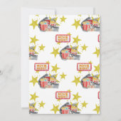 Invitation Film Thème Jardin Sleepover Fête Anniversaire (Dos)