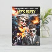 Invitation Film thème méchants héros action aventure (Debout devant)