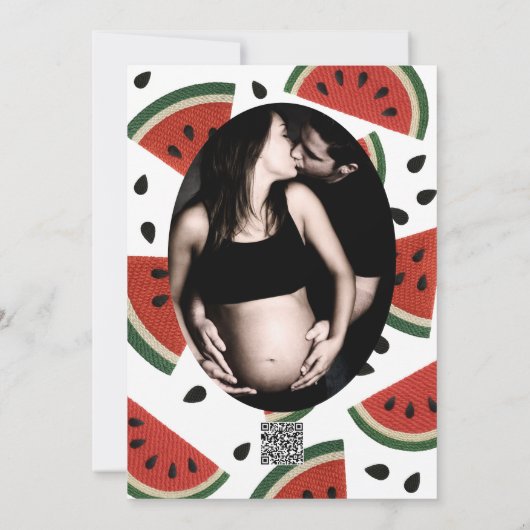 Invitation Fils de pastèque De toute façon vous découpez le B (Dos)