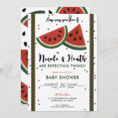 Invitation Fils de pastèque De toute façon vous découpez le B (Devant / Derrière)