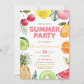 Invitation Fin de la fête d'été (Devant)