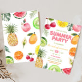 Invitation Fin de la fête d'été