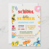 Invitation Fin de la fête scolaire, Bonjour Boho été (Devant)