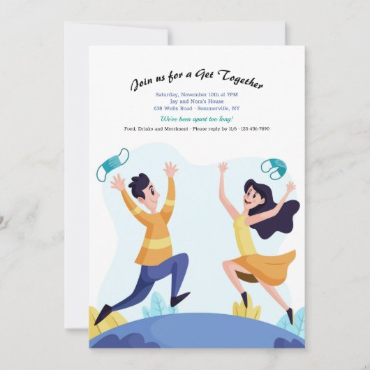 Invitation Fin de la fracture sociale (Devant)