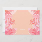 Invitation Fin de l'invitation de fête d'été (Dos)