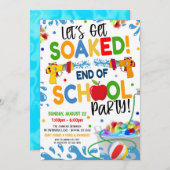 Invitation Fin de l'invitation du groupe scolaire (Devant / Derrière)