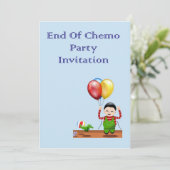 Invitation Fin de l'invitation du Parti Chemo pour un patient (Debout devant)