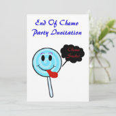 Invitation Fin de l'invitation du Parti Chemo pour un patient (Debout devant)