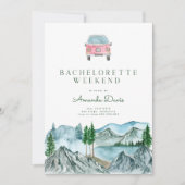 Invitation Fin de semaine de bachelorette à Woods Cabine Lake (Devant)