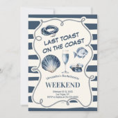 Invitation Fin de semaine de bachelorette côtière de la Marin (Devant)
