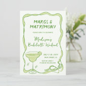 Invitation Fin de semaine de bachelorette Marges et Mariage (Debout devant)