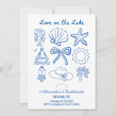 Invitation Fin de semaine de bachelorette nautique (Devant)