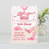 Invitation Fin de semaine de bachelorette pour adultes disco (Debout devant)