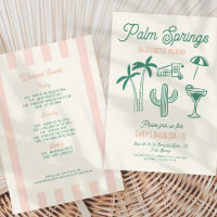 Fin de semaine de bachelorette rose Palm Springs d