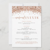 Invitation Fin de semaine de la discothèque Dernière de la di (Dos)