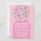 Invitation Fin de semaine de la discothèque Dernière Disco Ro (Devant)