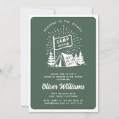 Invitation Fin de semaine de la fête de baccalauréat rétro da (Devant)