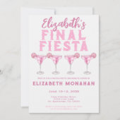 Invitation Fin de semaine de la finale de la Fiesta Margarita (Devant)