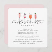 Invitation Fin de semaine de la licence Blush moderne (Devant / Derrière)