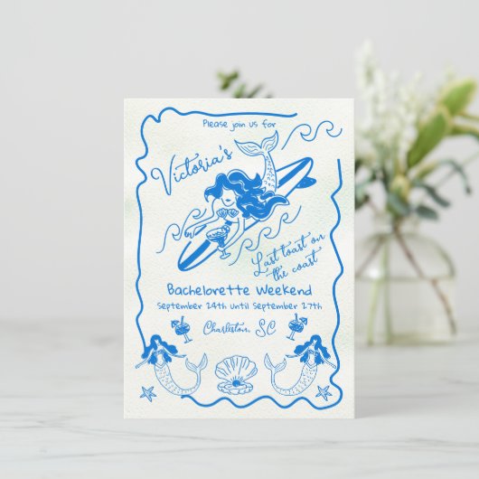 Invitation Fin de semaine de la Sirène de surf côtier (Debout devant)