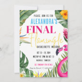 Invitation Fin de semaine de la soirée flamingle (Devant)