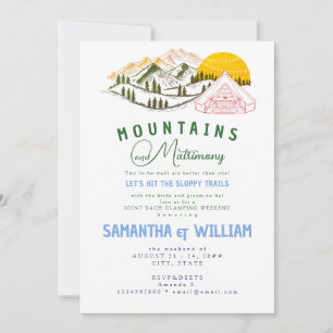 Invitation Fin de semaine de l'hippodrome de Mountain Matrimo