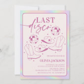 Invitation Fin de semaine de l'holographie de la discothèque (Devant)