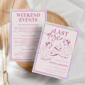 Invitation Fin de semaine de l'holographie de la discothèque