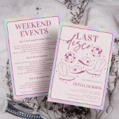 Invitation Fin de semaine de l'holographie de la discothèque