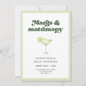 Invitation Fin de semaine des Marges rétro et du bachelorette (Devant)