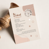 Invitation Fin de semaine Disco Bachelorette avec Itinéraire