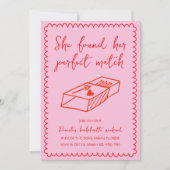 Invitation Fin de semaine du Bachelorette rose Perfect (Devant)