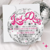 Invitation Fin de semaine du Dernier bal de disco de la marié