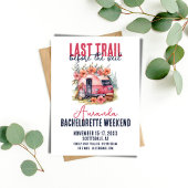 Invitation Fin de semaine du Dernier Trail Bachelorette Party