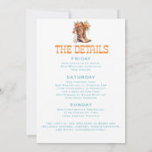 Invitation Fin de semaine du Nashville Nash Bash Bachelorette (Dos)