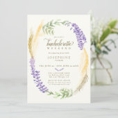 Invitation Fin de semaine élégante de la couronne de blé de l (Debout devant)