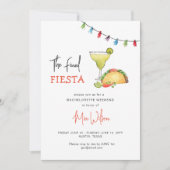 Invitation Fin de semaine Fiesta Mexicaine Bachelorette (Devant)