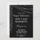 Invitation Fin de semaine Glitz & Glam Diamond Bachelorette (Devant)