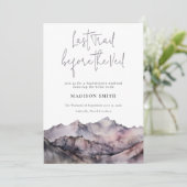 Invitation Fin de semaine illustrée de bachelorette rose Moun (Debout devant)