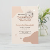 Invitation Fin de semaine Retro Disco Cowgirl Bachelorette (Debout devant)