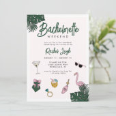 Invitation Fin de semaine Retro Resort Bachelorette (Debout devant)