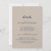 Invitation Fin de semaine Rustic Mountain Bachelorette avec d (Dos)