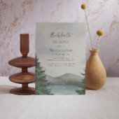 Invitation Fin de semaine Rustic Mountain & Lake Bachelorette